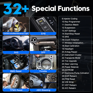 VCI内蔵2025最新XTOOL X100 PADS X-100自動車キープログラマーオイルリセット対応 - Product Image 6