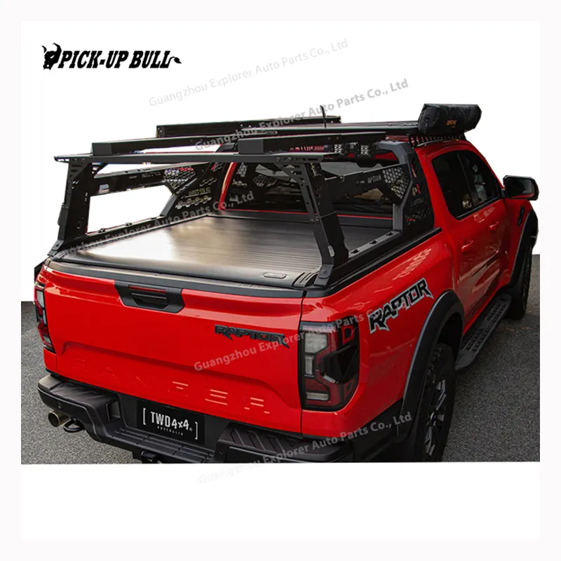 PICK-UP BULL 4X4 Universal Truck Bed Rack Escalera Roller Bed Racks Roll Bar para Ranger Nissan Navara