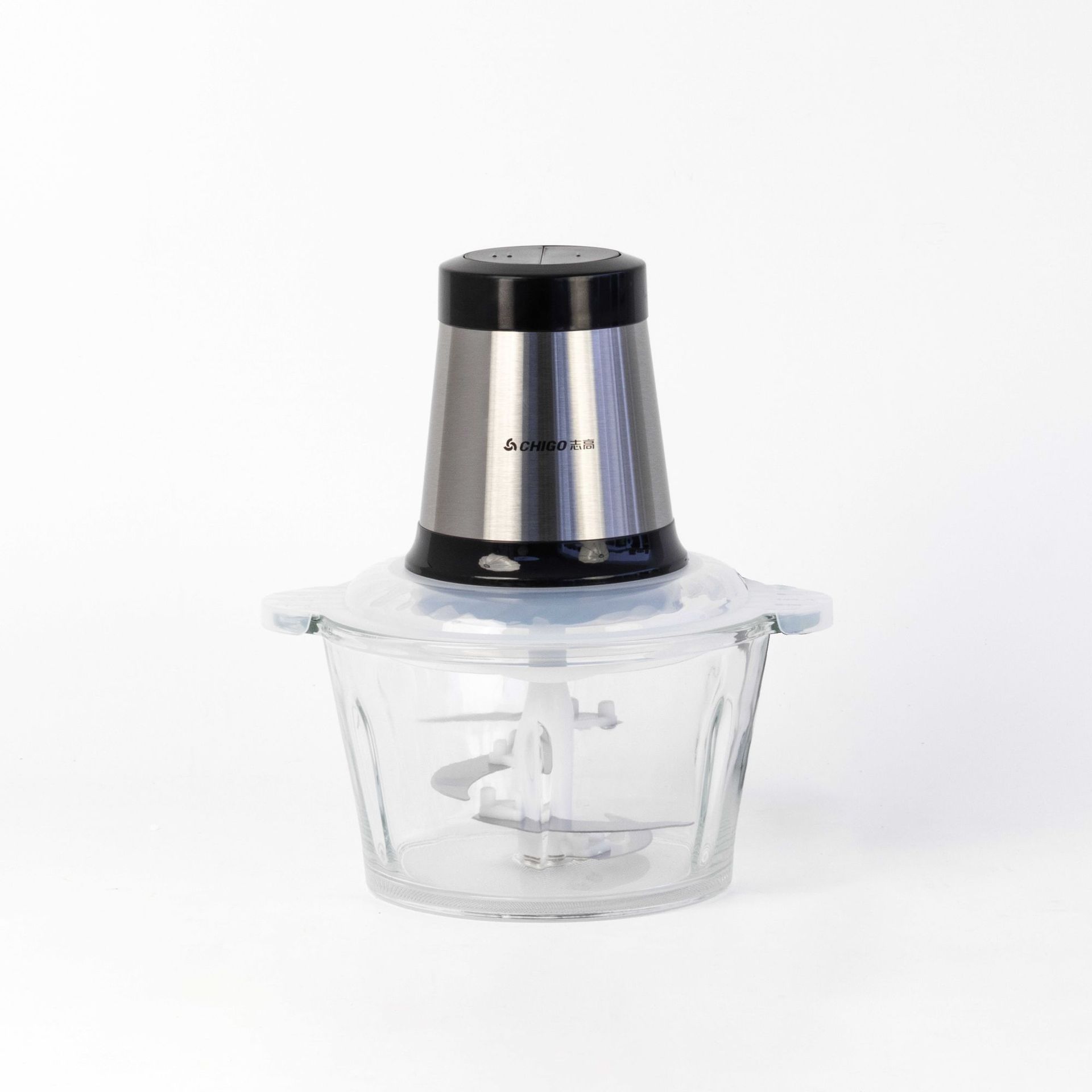 เครื่องบดเนื้อ Chigo Glass 2 ลิตร (ไม่มีวงแหวนยางด้านล่าง)
