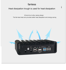 Ipctech Industrial Mini Box <strong>Pc</strong> N100 Barebone Computer Embedded Computer AluMinium Alloy Mini Pcs - Product Image 2