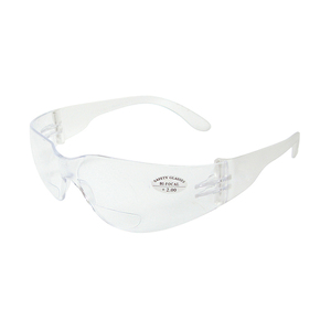 Lunettes de sécurité laser sans cadre de haute qualité avec conception bifocale Options d'alimentation multiples Protection UV385 certifiée ANSI/CE - Product Image 1
