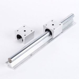 Wholesale High Quality Aluminum Round SBR <strong>Linear</strong> <strong>Guides</strong> 16mm <strong>Sbr16</strong> Sbr16uu Round <strong>Linear</strong> <strong>Guide</strong> Rail Kit With <strong>Slide</strong> Block - Product Image 2