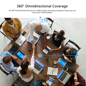 Professional All-in-one 4K Wide Angle Auto Framing USB Online Meeting Video <strong>Audio</strong> Ptz Conference Webcam - Product Image 4