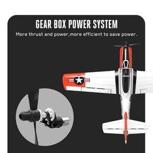 T28 <strong>TROJAN</strong> 400mm Wingspan Small <strong>Toy</strong> Airplane 4-CH Control With Aileron Perfect for Beginner Practice - Product Image 6