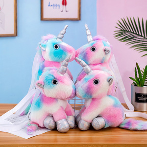 अद्वितीय भरवां प्लश बैकपैक नए अनुक्रमित यूनिकॉर्न प्लग खिलौना मोबाइल फोन पर्स गुड़िया मशीन गुड़िया कार्टून डायगनल बैग - Product Image 6