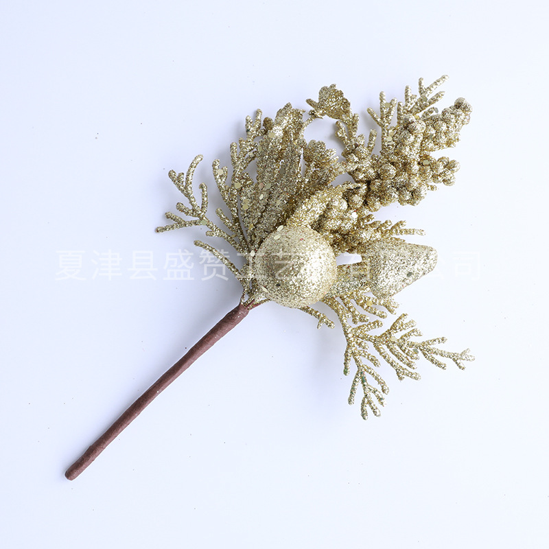 Or flash avec branches de fruits en panicule-longueur 23 cm