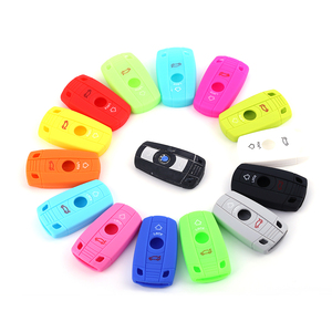 Wholesale Carbon Silicone Car Key Cover for BMW 520 525 730li 740 118 320i 1 3 5 7 Series X3 <strong>X4</strong> M3 M4 M5 <strong>Remote</strong> Key Shell case - Product Image 1