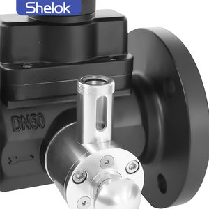 Medidor de flujo de aire de alta precisión Shelok, medidor de flujo de turbina de Gas, medidor de flujo de GLP de Gas Natural con salida de pulso