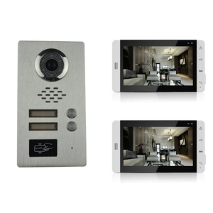 Multi-Apartment 2 Call <strong>Buttons</strong> Video <strong>Intercoms</strong> Indoor Monitor - Product Image 5