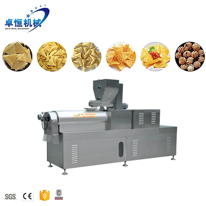 Заводская фабрика Zhuoheng, бестселлер, автоматическая машина для обработки жареной/жарки кукурузных чипсов с сертификацией CE