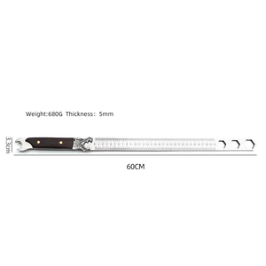 Stainless Steel Ruler Divine Instrument for Disciples Learn Embossed Thousand Character Heart Sutra Three Character - Product Image 1