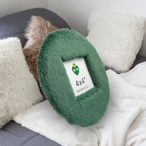 Multi-Photo Plush <strong>Frame</strong> 4x6/<strong>4x4</strong> Soft Fabric <strong>Mat</strong> Family Collage Display Photo <strong>Frame</strong> - Product Image 5