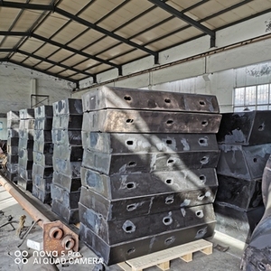 MV loại Marine cầu cảng cao su Fender Dock Fender với PE pad, UHME-PE Pad đệm Dock bội cao su Fender - Product Image 2