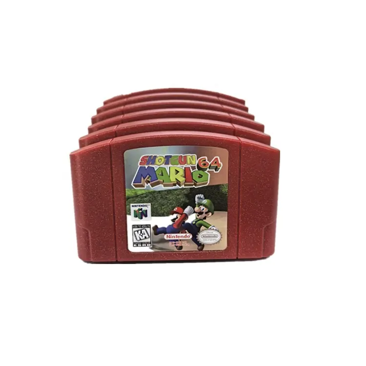 N64 jogo cartucho jogo cartão Retro SHOTGUN MARIO 64 Video Games Card para Nintendo 64