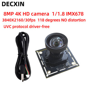 USBカメラ4K 30フレーム8MP IMX678産業用カメラモジュール産業用コンピュータAndroidデバイスドライブフリー。