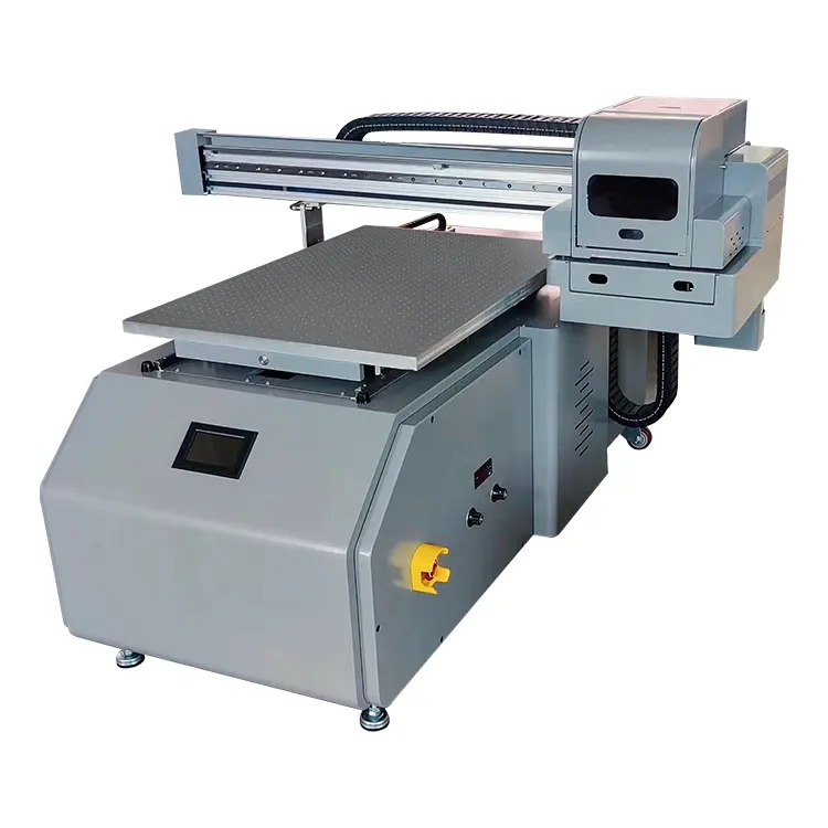 Tubo de impressora digital, 6090 madeira metal plástico pvc cartão a1 a2 uv preço da impressora 3d uv led máquina impressora lisa