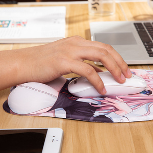 Benutzerdefiniertes Gaming-Mauspad Mädchen-Brust Mausmatte 3D Brust-Handgelenkauflage Silikon-Mauspad Kaguya-sama Love Is War Fujiwara Chika Lagerware - Product Image 5