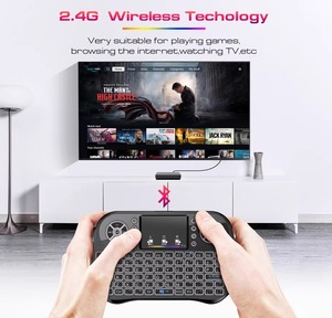 Air Mouse inalámbrico portátil y Mini teclado de mano RGB Controles remotos retroiluminados para Android TV Box y Mini teclado - Product Image 6