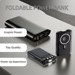 2024トレンド10000mAh磁気パワーバンク15W急速充電ワイヤレス強力マッグLEDライトディスプレイ付き - Product Image 5