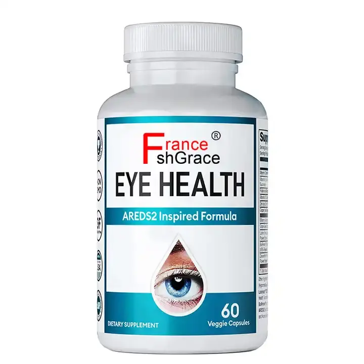 Eye Vitamins capsules Lutein Zeaxanthin Bilberry Extract Supports Eye Strain Dry Eyes and Vision Health