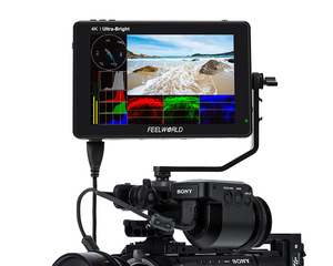 Feelworld LUT7 Camera <strong>Monitor</strong> 2200nits Portable 7 Inch DSLR <strong>Monitor</strong> with 4K <strong>HDMI</strong> <strong>Input</strong> Output IPS for Camera Field <strong>Monitor</strong> - Product Image 5