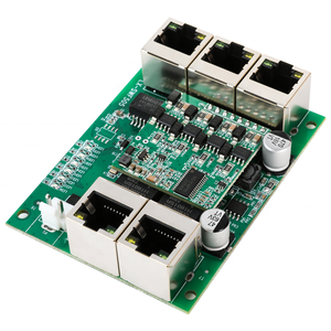 Di alta qualità 5 porte POE intestazione opzionale 10/100Mbps Ethernet interruttore di rete Pcb scheda del modulo Pcba scheda - Product Image 2