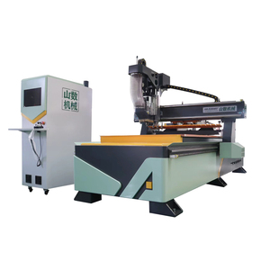 Máquina enrutadora CNC ATC de 3 ejes con certificación CE para sistema de Control de fabricación de puertas de armarios de cocina, herramienta de madera de engranaje lineal - Product Image 3
