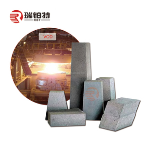 Chống <span class=keywords><strong>spalling</strong></span> chịu nhiệt độ cao magnesia canxi gạch để tinh chế thép không gỉ - Product Image 1