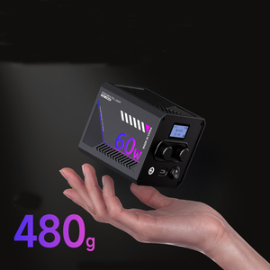 Nuovo Design 60W RGB COB Led luce professionale Audio apparecchiature di illuminazione Video illuminazione continua per l'uscita faretto palmare - Product Image 3