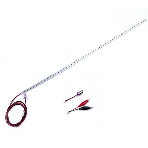 ADT 20インチDC6.3ボルト50LED、透明 #555 #44アリゲーターアダプター付きフレキシブル<span class=keywords><strong>LED</strong></span>ピンボールフリッパー照明ボーナスストリップ