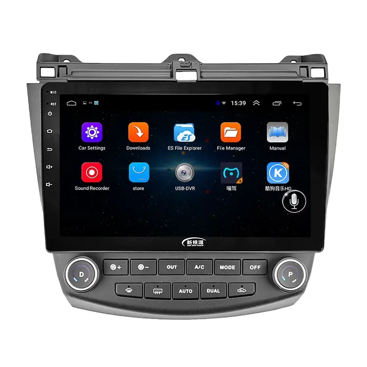 Android Car Radio Fábrica T3 2 + 32G 10 ''Multimídia para Honda Accord 7 2003-2007 com áudio estéreo gps Navegação Car DVD player