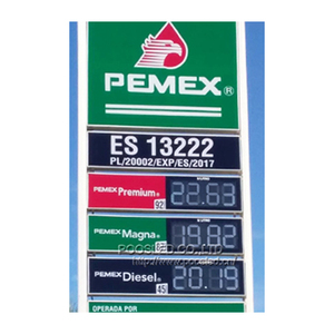 Mexico Outdoor 18inch 88.88 <strong>Led</strong> Gas Price Digital Sign <strong>Large</strong> <strong>Led</strong> Gas Station Price Sign <strong>7</strong> <strong>Segment</strong> Digit <strong>Led</strong> Gas Price <strong>Display</strong> - Product Image 6