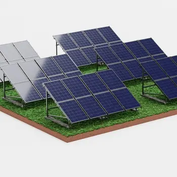 Technologie Großhandels preis Aluminium W Typ China Boden montierter Garten Garten Solar Vor montage Struktur