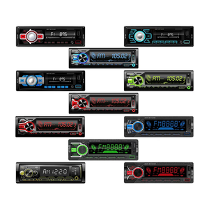 1Din MP3车载播放器调频USB TF AUX输入收音机蓝牙电源保护手机充电多媒体车载音响汽车立体声多媒体 - Product Image 1