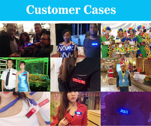 Programmable Luminous <strong>Led</strong> Name Badge Wearable Pin Rechargeable Wireless Bluetooth Scrolling <strong>Led</strong> Sign Message Board - Product Image 6