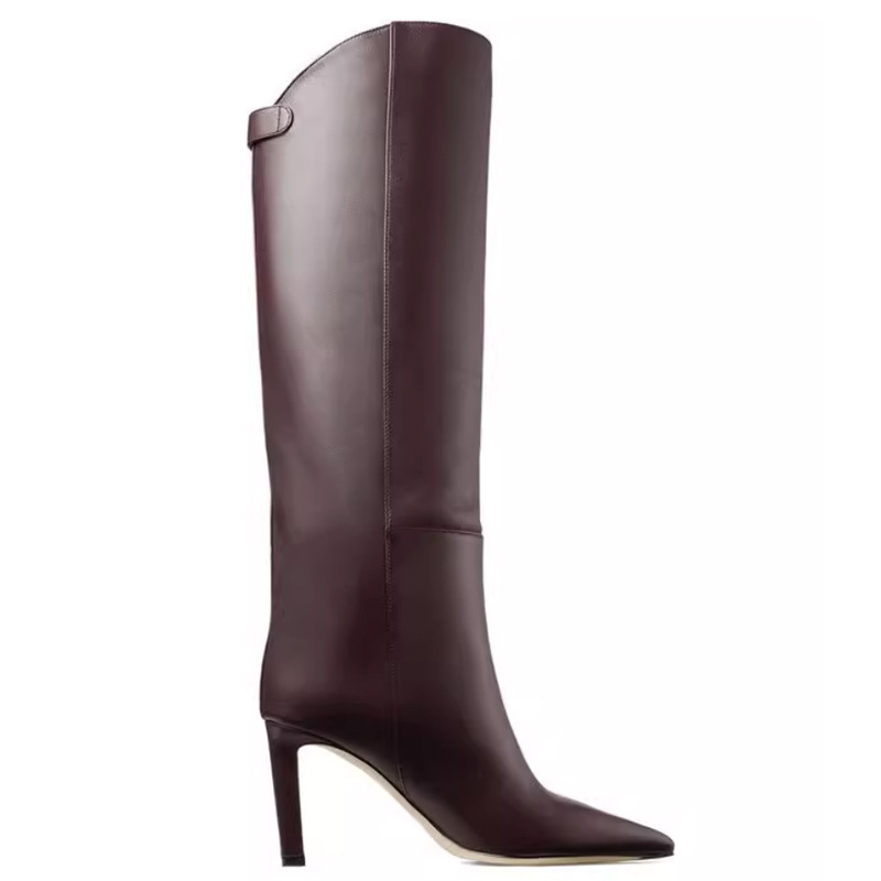 Surface en cuir marron foncé