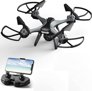 Radyo kontrol WiFi FPV büyük Drone ile HD kamera, ses kontrolü, hareket kontrolü RC dört pervaneli helikopter çocuklar için irtifa tutun - Product Image 1