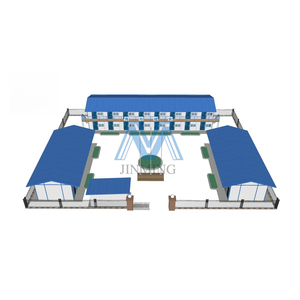 Casa contenedor móvil prefabricada modular personalizada tipo K edificio de construcción económica para Edificio de dormitorio de trabajadores - Product Image 1
