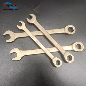 专业安全工具防爆棘轮开口扳手无火花工具 - Product Image 3