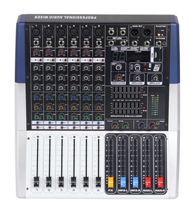 XTUGA PHY-6/10/12/16 kanal 99 DSP 350W * 2 profesyonel Powered DJ denetleyici ses karıştırma konsolu güç ses mikseri BT ile - Product Image 1