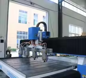 Многоголовый 1815S каменный ЧПУ маршрутизатор 4 шпинделя 3D камень гравировальный станок со столешником с раковиной - Product Image 5