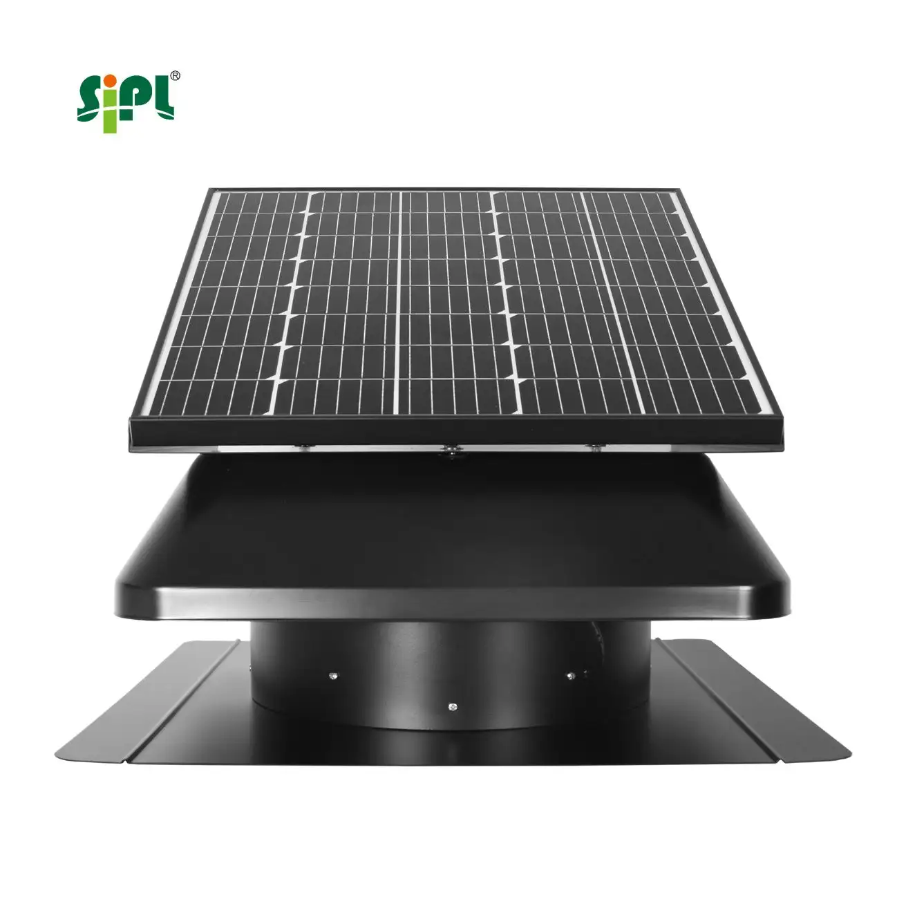 Puissant moteur à courant continu sans balais 50W ~ 60W toit de grenier solaire Turbo Ventilation Turbine ventilateur d'extraction de toit pour entrepôt/usine