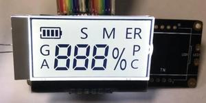 Özel 7 segment boyutu monokrom LCD ekran modülü üreticisi