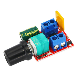 Mini 5A 90W Max PWM DC motore regolatore di velocità modulo 3V-35V interruttore di controllo di velocità LED Dimmer - Product Image 6