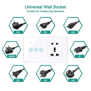 WiFi Smart EU/UK/US/AU/JP Presa A Muro di Casa Intelligente Automazione 2 Gang Interruttore A Distanza spina universale Funzione Timer - Product Image 6