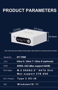 INYUDA NUC-I5-1335U MiniPC Intel Processor 4K 8GB DDR4 256GB SSD WiFi Windows <strong>Operating</strong> <strong>System</strong> Home/Office Business <strong>Computer</strong> US - Product Image 4