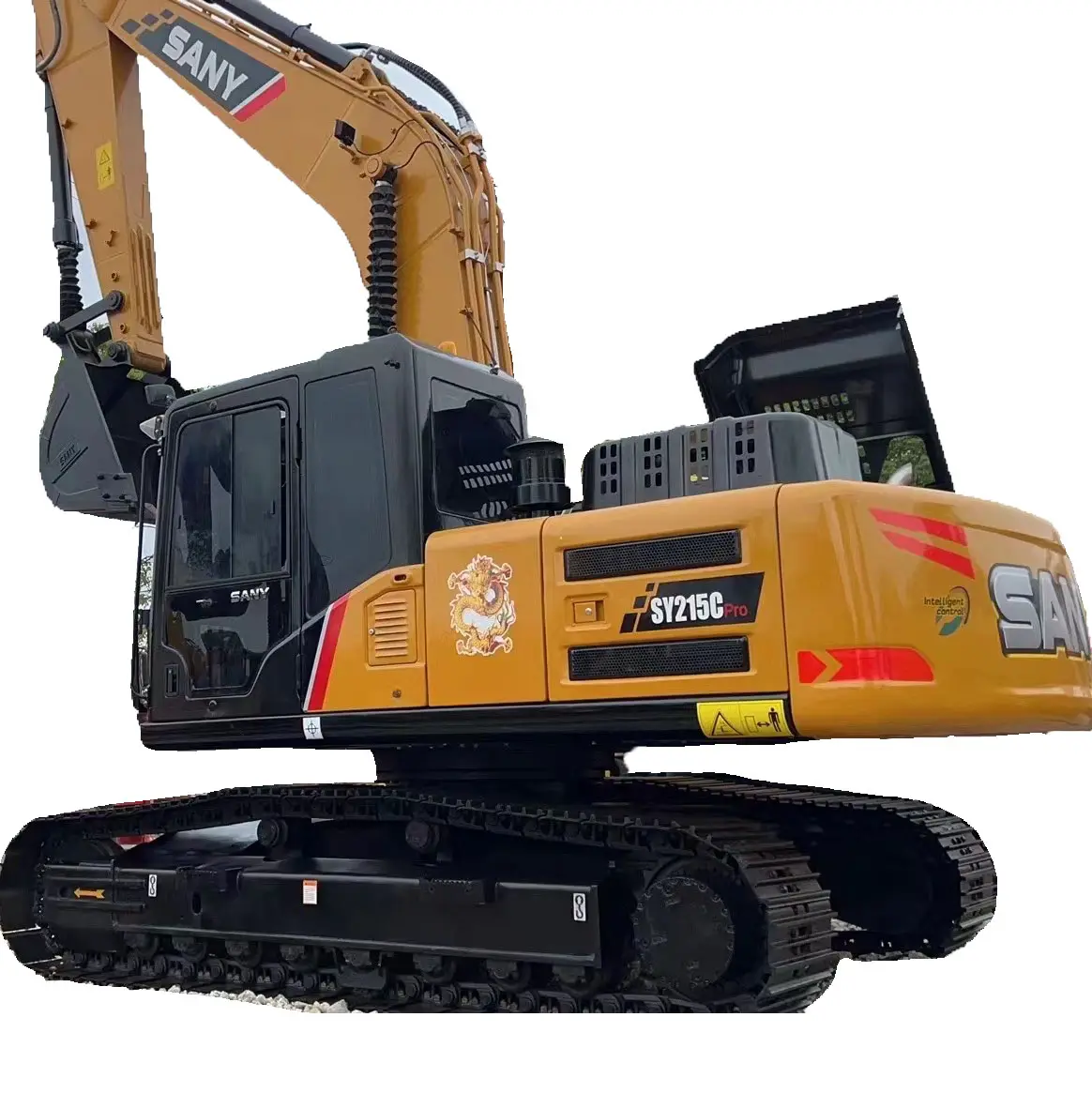 Escavatore usato macchina SANY 215, escavatore di seconda mano di alta qualità e prezzo basso