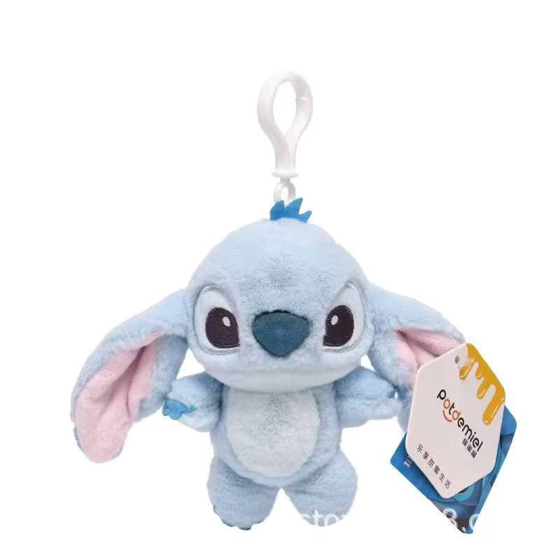 Llavero de Stitch versión Q de 14 cm - Azul Claro