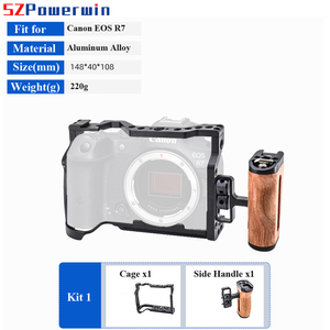 E-OS R7カメラ用ベースプレートとフォーカスハンドル付きケージキット - Product Image 2