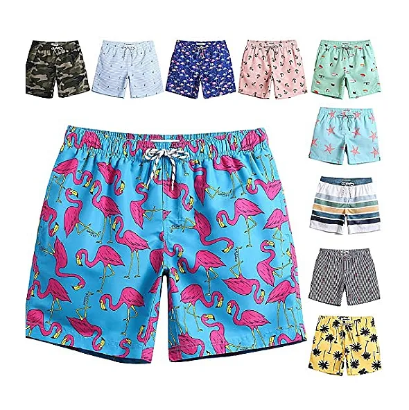 Bañadores ajustados de secado rápido para hombre, trajes de baño con forro de malla, pantalones cortos de playa